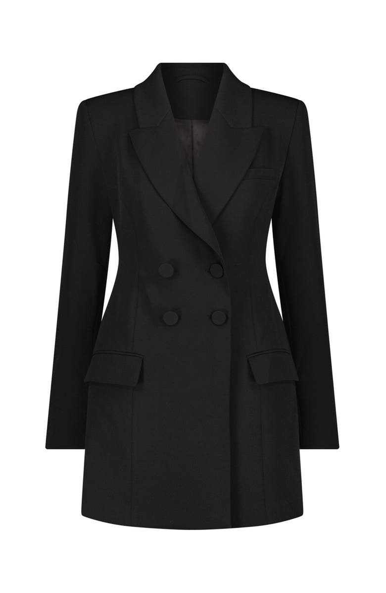 The Noli Shop Kira Blazer Dress, Alternate, color, Black