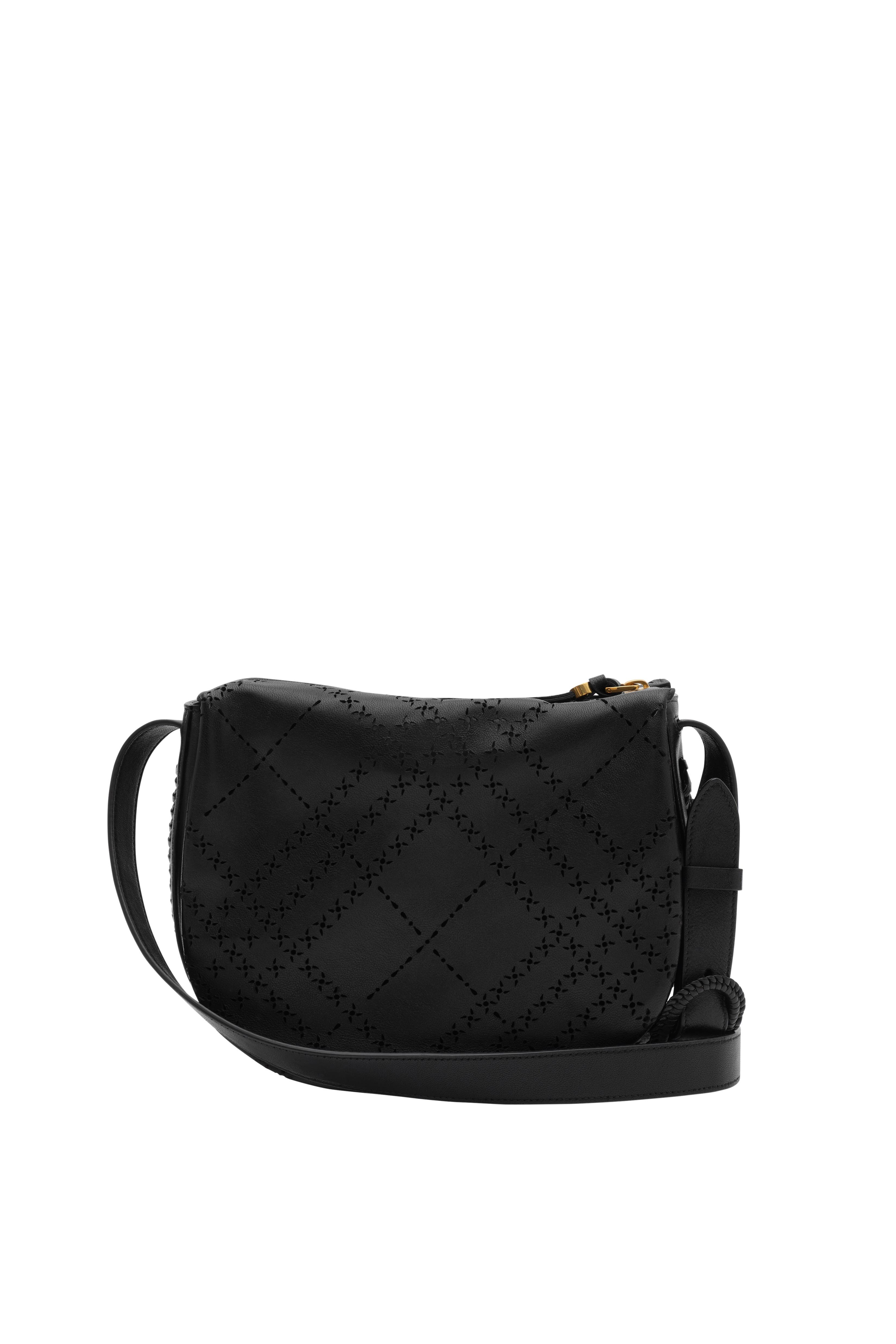 Burberry Tavistock Crossbody Bag, Alternate, color, Black
