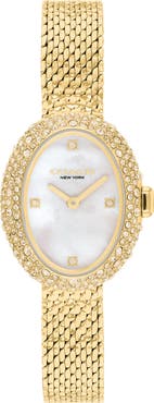 COACH Sammy Mesh Strap Watch, 22.5mm