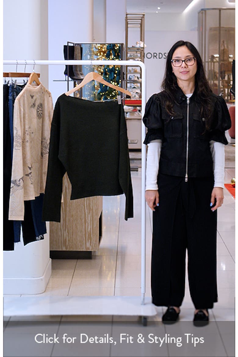 One-Shoulder Sweater video