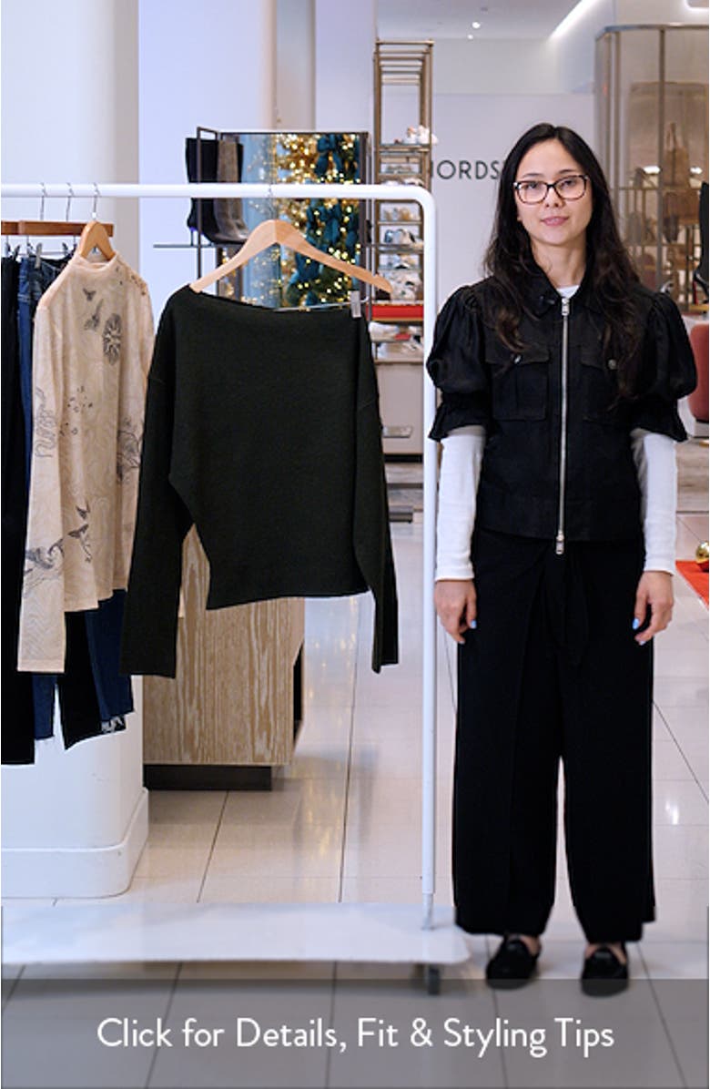 One-Shoulder Sweater, sales video thumbnail