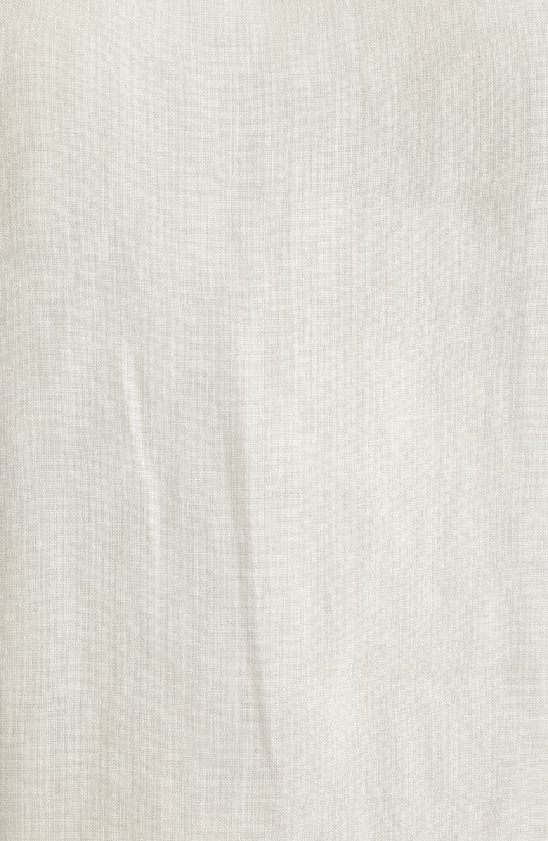 Madewell Embroidered Linen Mini Shift Dress, Alternate, color, Ivory Linen