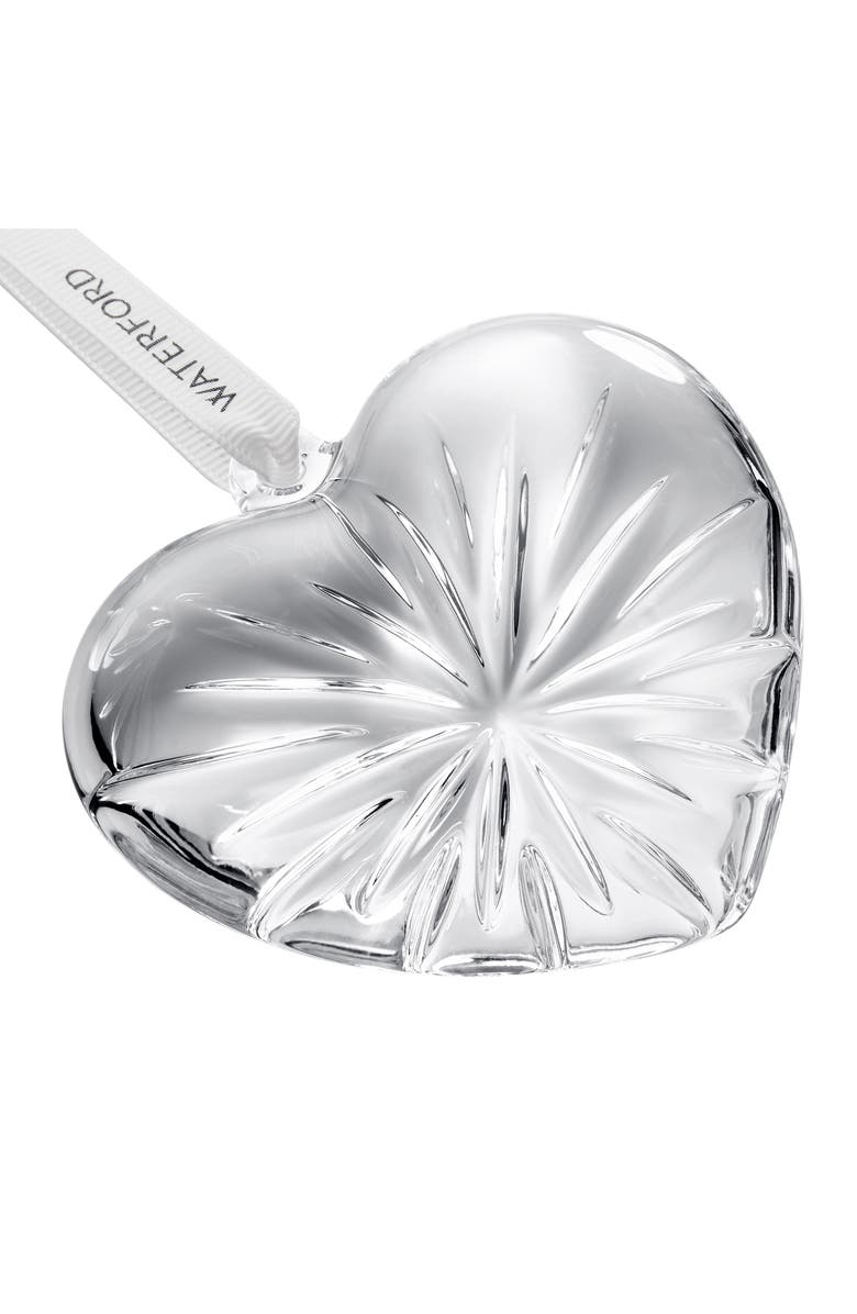 Waterford Heart Crystal Ornament, Alternate, color,