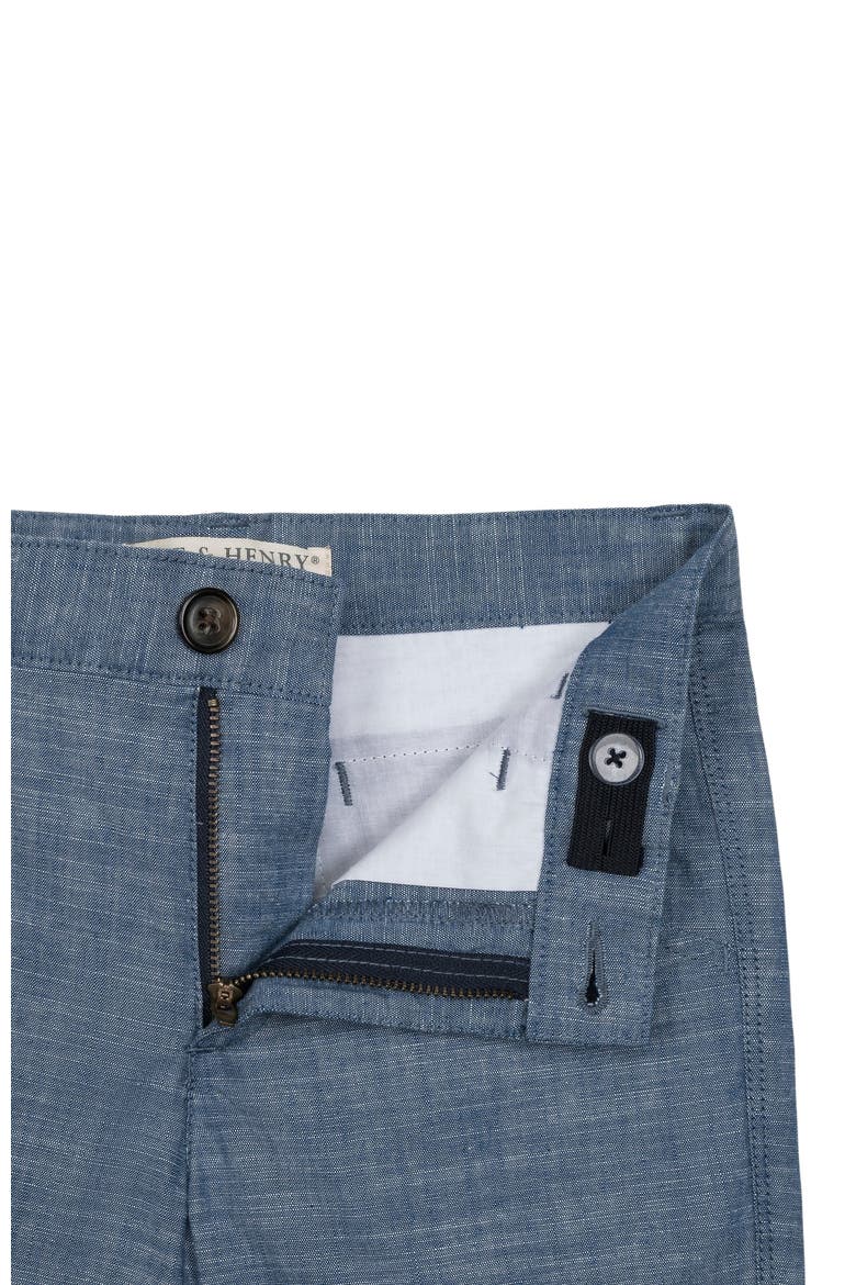 Boys' Organic Chambray Short, Toddler, Alternate, color, Chambray
