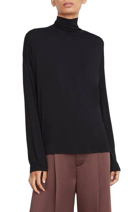 Turtleneck Long Sleeve Knit Top