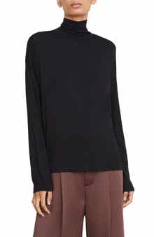 Vince Turtleneck Long Sleeve Knit Top