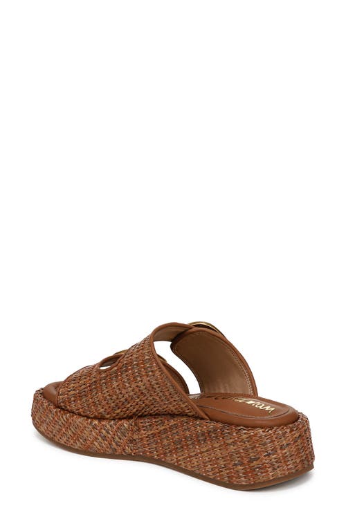 Sam Edelman Nerissa Two-strap Platform Sandal In Cuoio