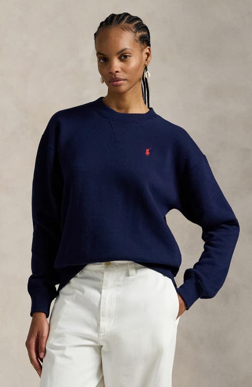 Polo Ralph Lauren Arctic Fleece Sweatshirt In Blue