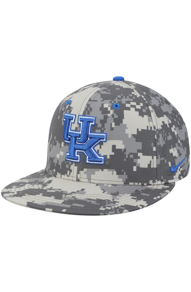 Nike Men's Nike Camo Kentucky Wildcats Performance True Fitted Hat, Main, color, 