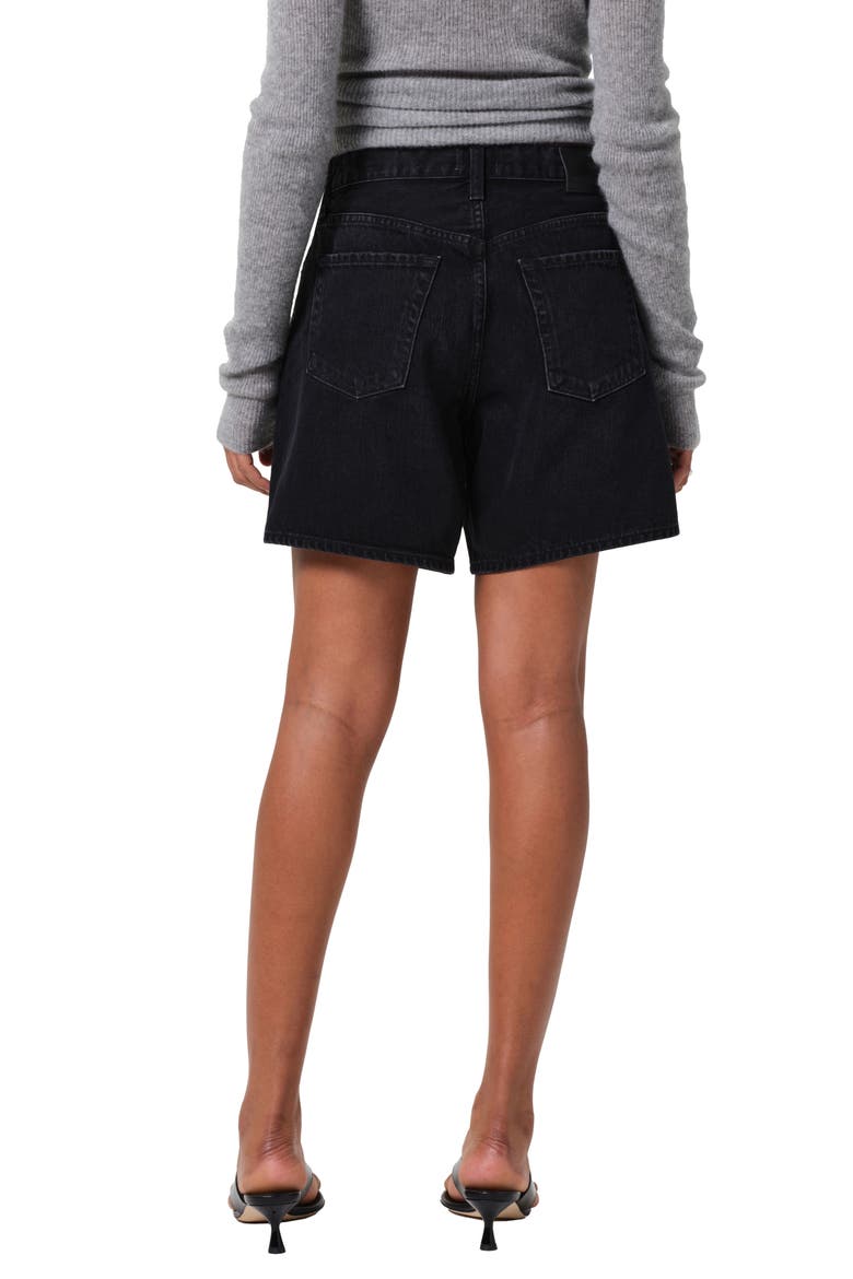 Brynn Drawstring Denim Shorts, Alternate, color, MIDNIGHT SKY