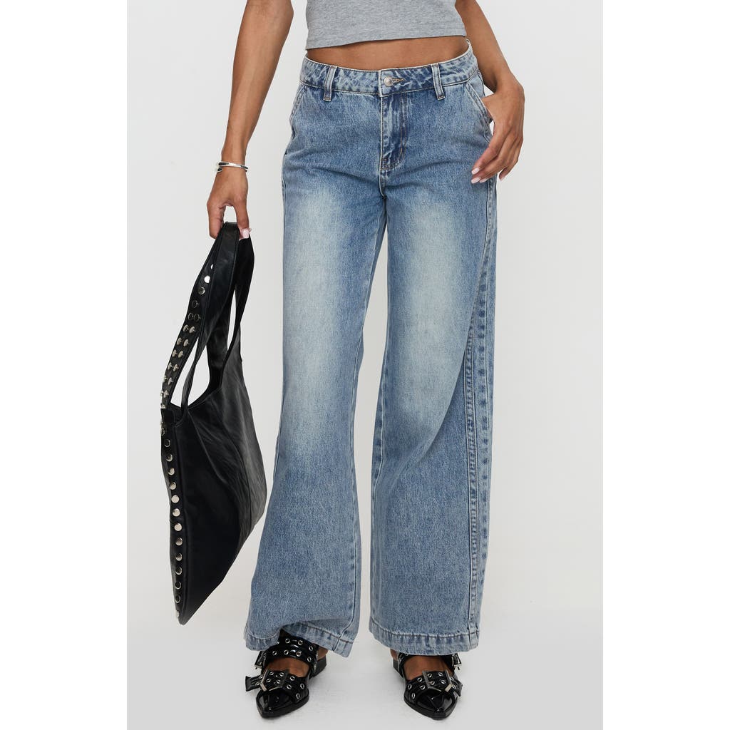 Princess Polly Skipper Low Rise Baggy Jeans