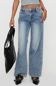 Princess Polly Skipper Low Rise Baggy Jeans