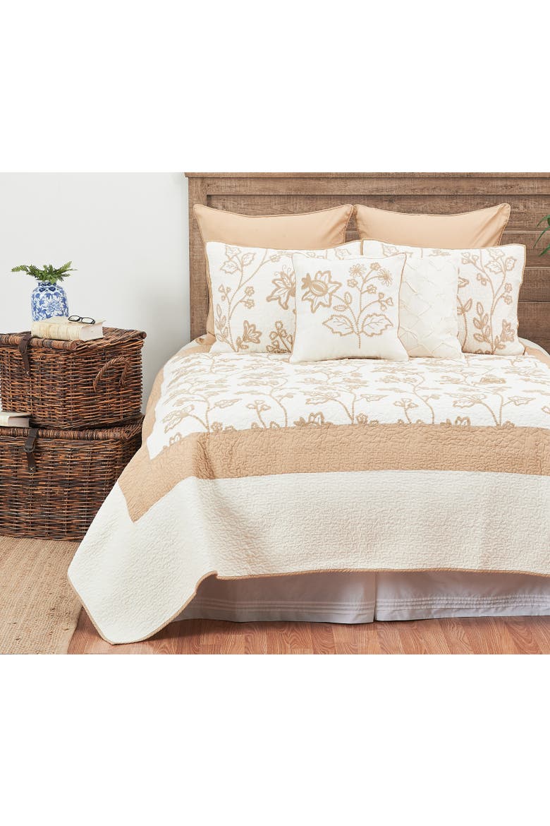Harlow Quilt, Alternate, color, Brown