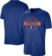 Nike Men's Nike  Blue New York Knicks Authentic Practice T-Shirt