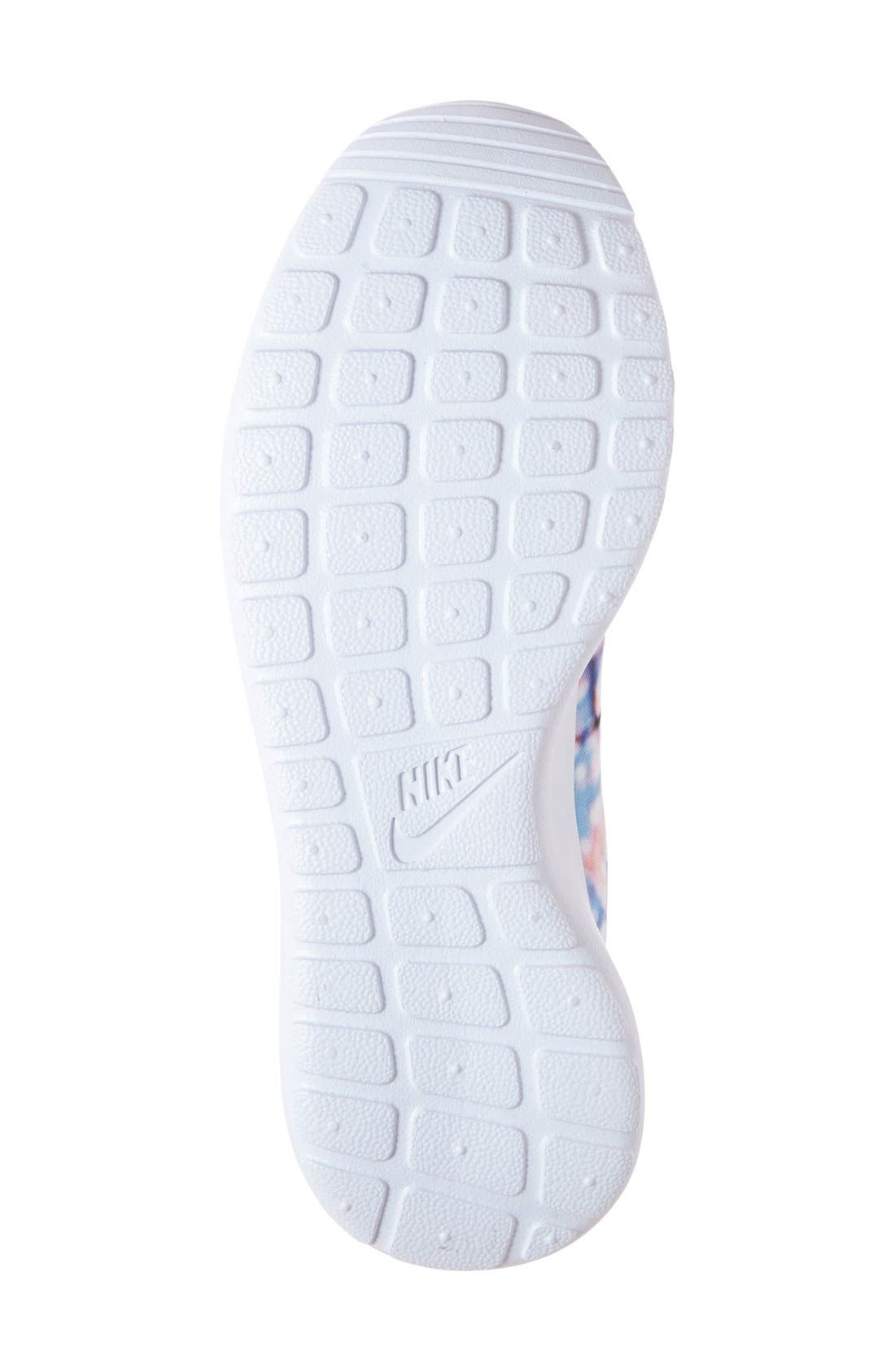 'Roshe Run' Sneaker, Alternate, color, WHITE/ PURE PLATINUM