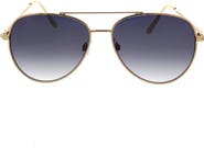 Roxy 58mm Mod Rounded Aviator Sunglasses