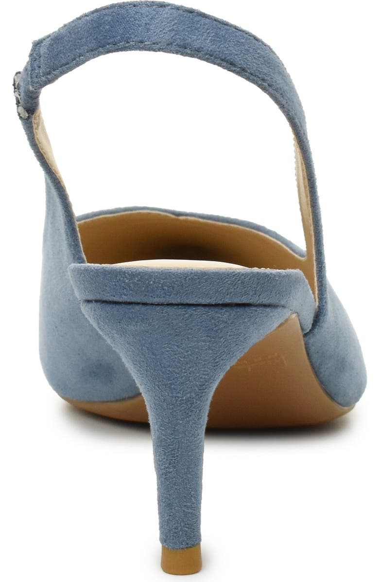 Nicole Miller V-Cut Slingback Pump, Alternate, color, Light Blue Suede