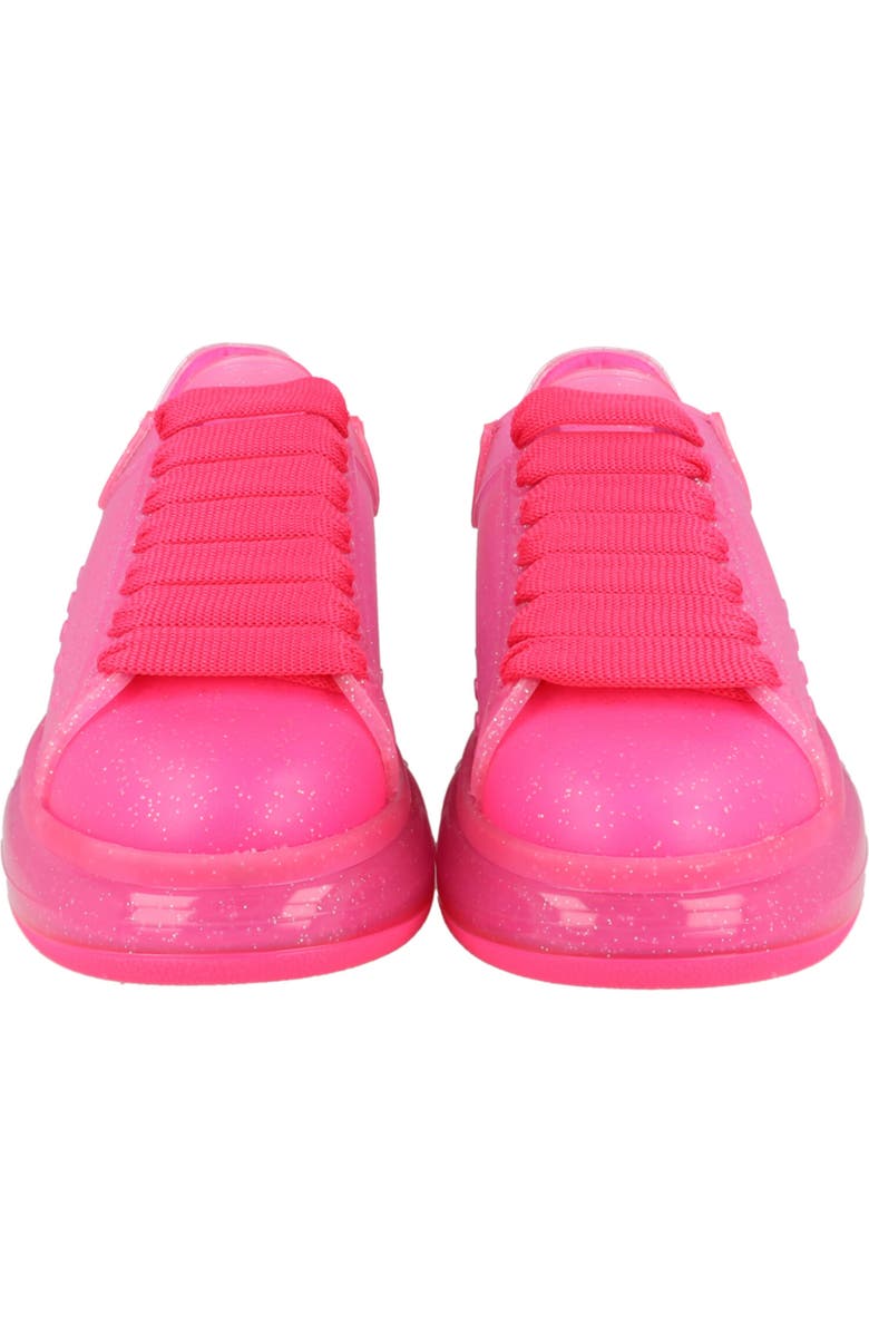 McQueen Glitter Sneaker, Alternate, color, Bright Pink