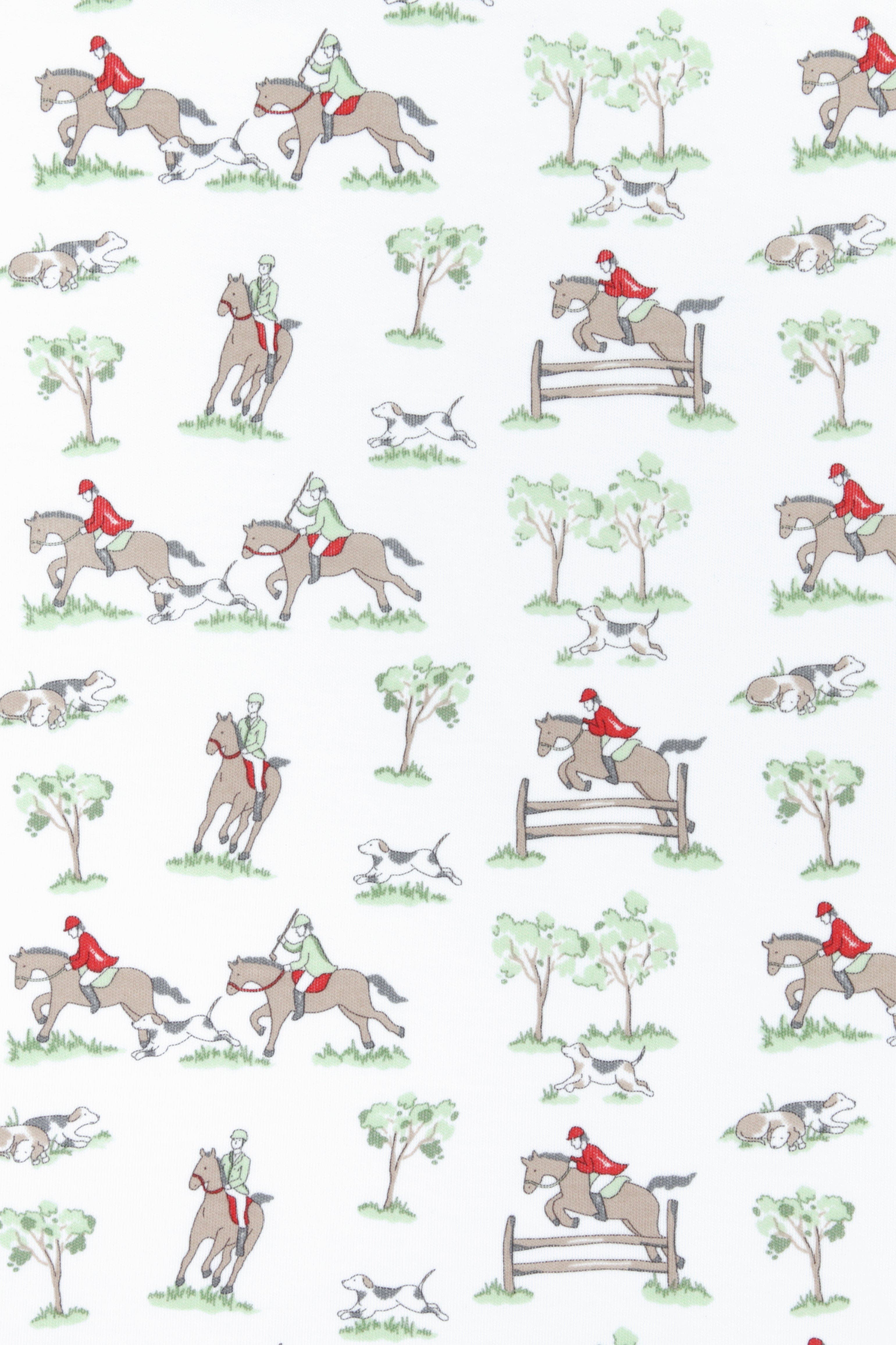 Nellapima Equestrian Chase Receiving Blanket | Nordstrom