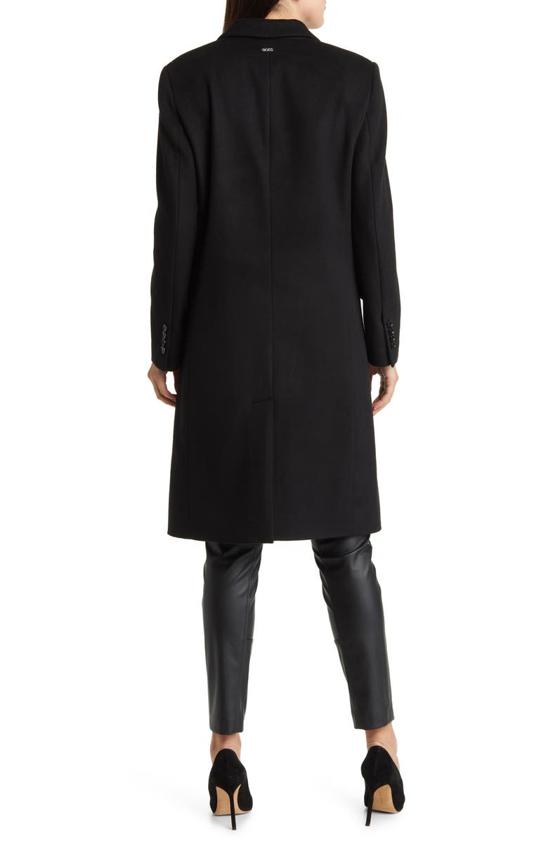 BOSS Catara Virgin Wool & Cashmere Coat, Alternate, color, 