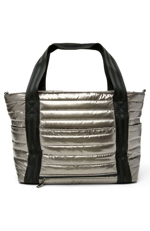 Think Royln Jetset Wingman Tote In Metallic