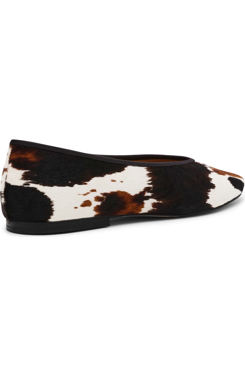 Steve Madden Pipa Ballet Flat, Alternate, color, Cow Print Calf Hair