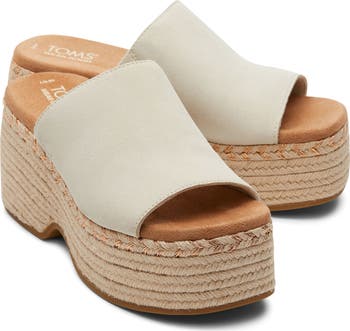 Lailam Espadrille Platform Slide Sandal