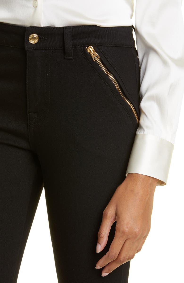TOM FORD Zip Detail Skinny Ankle Jeans, Alternate, color, 
