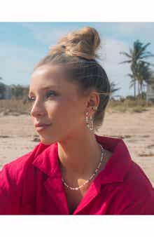 Sterling Forever Polly Beaded Necklace