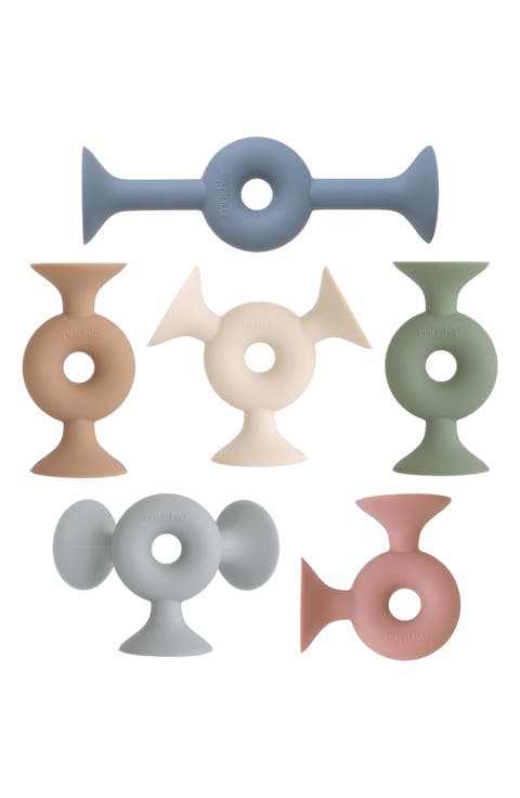 18-Pack Silicone Suction Builders