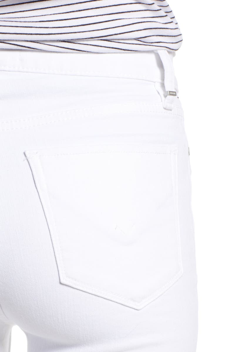 Hudson Jeans Barbara High Waist Raw Hem Ankle Skinny Jeans, Alternate, color, 