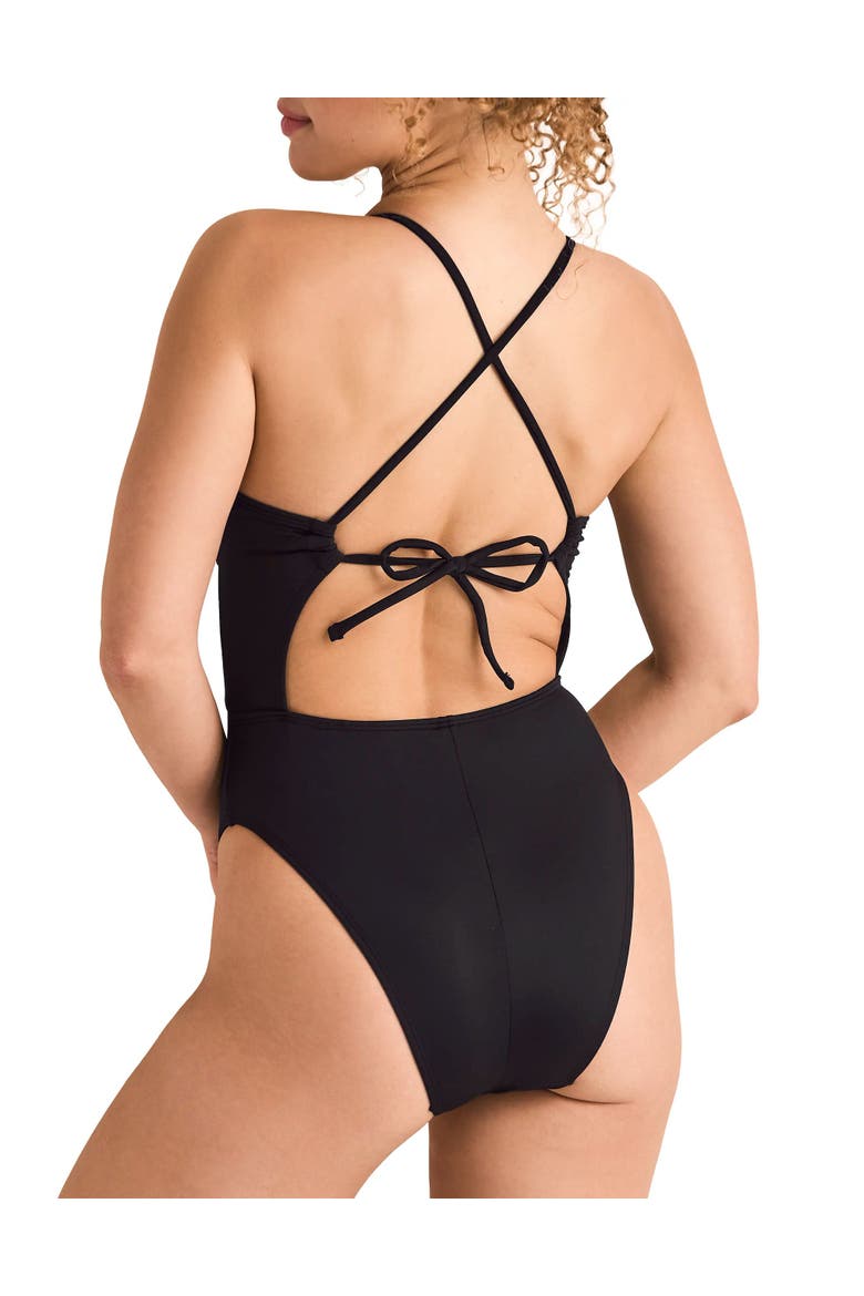 Taryn Swimwear One Piece Swimsuit, Alternate, color, Black