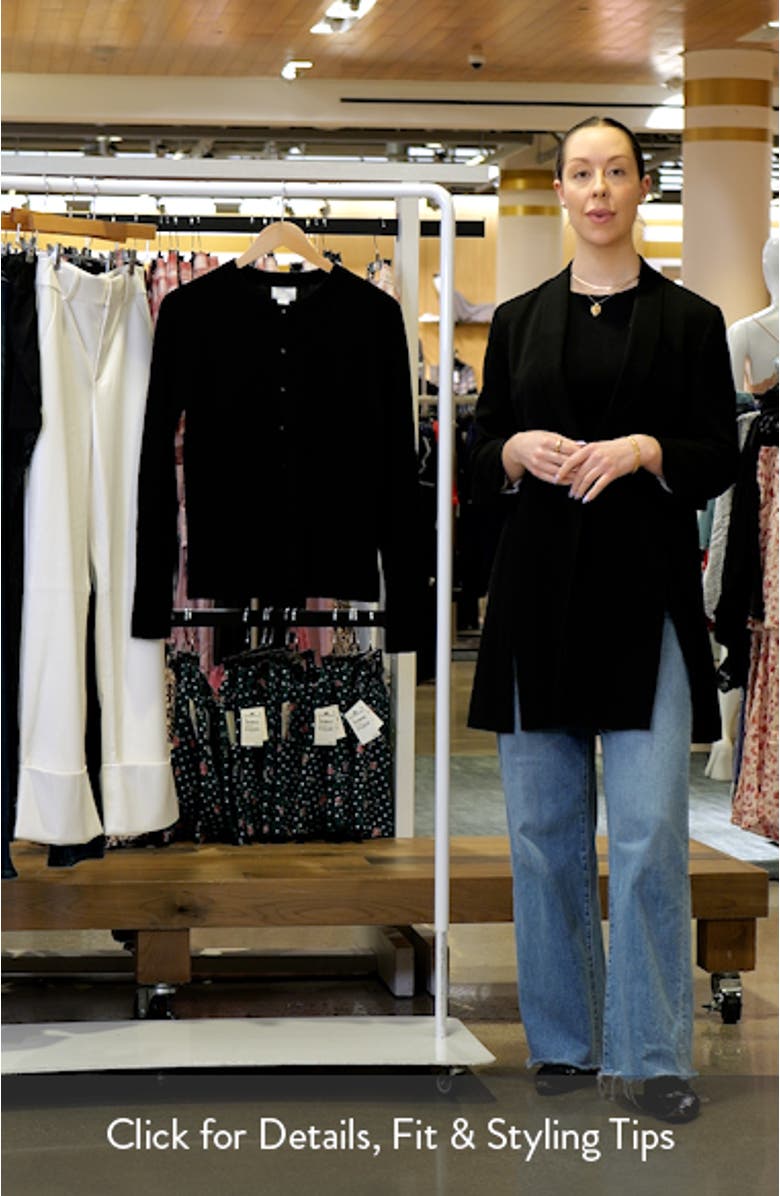 Crewneck Wool Blend Cardigan, sales video thumbnail