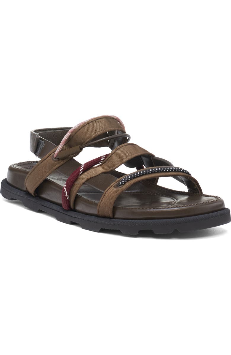 Moncler Vera Isla Sandal, Main, color, Brown