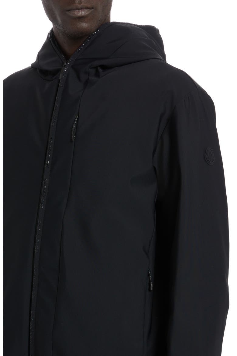 Iton Hooded Down Jacket, Alternate, color, BLACK