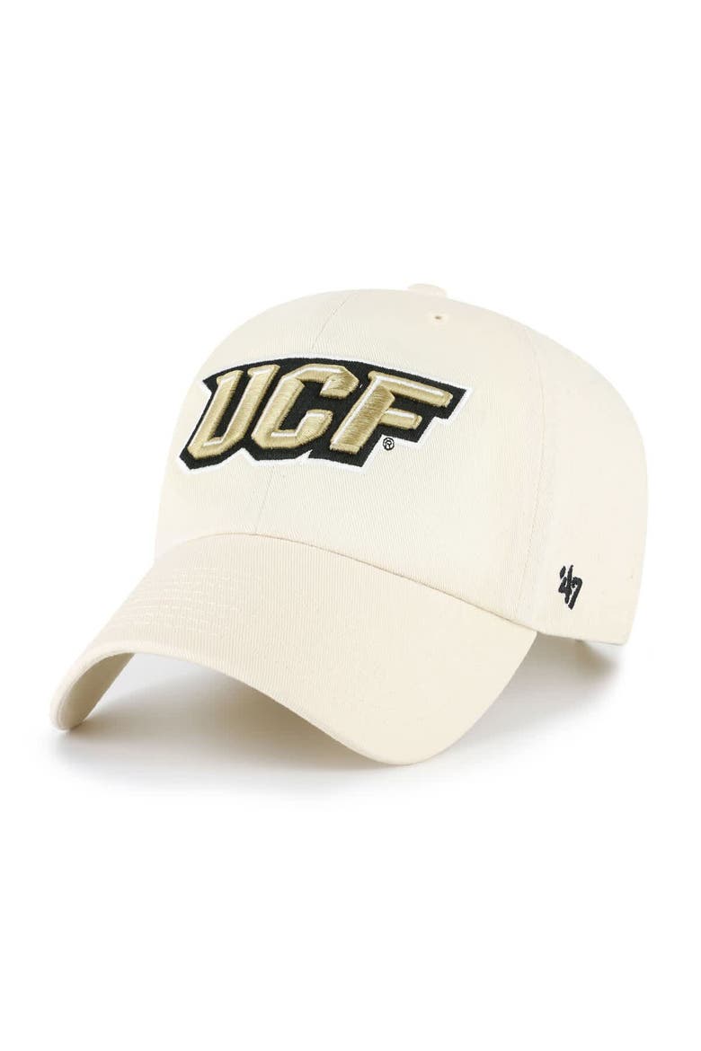 Men's '47 Sand UCF Knights Clean Up Adjustable Hat, Main, color, Sand