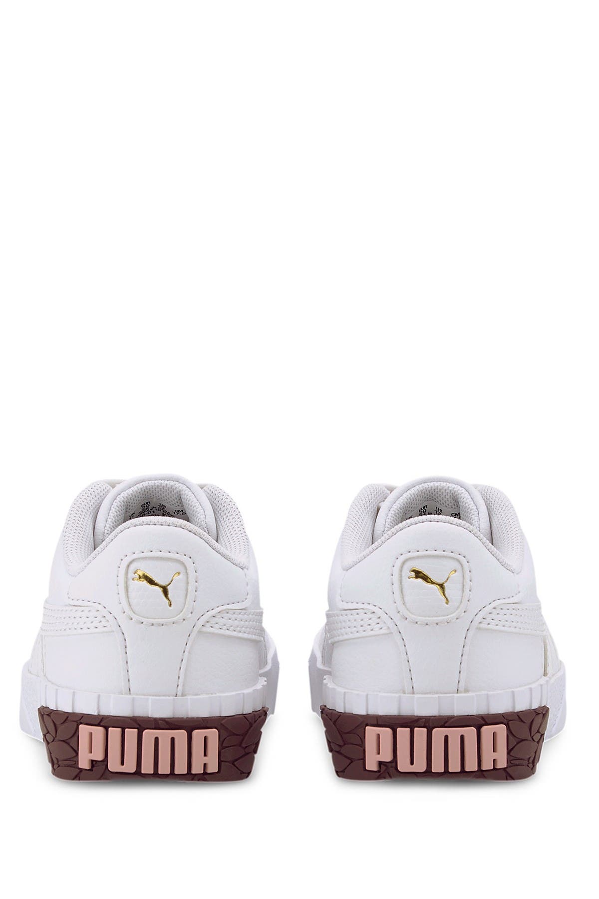PUMA Cali Perforated Leather Sneaker, Alternate, color, 