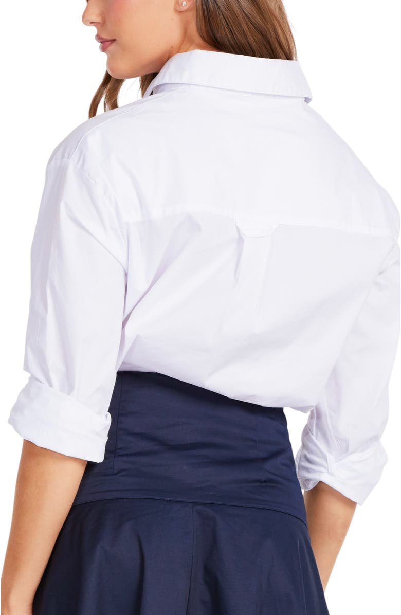 Bishop + Young Casey Poplin Pullover, Alternate, color, White