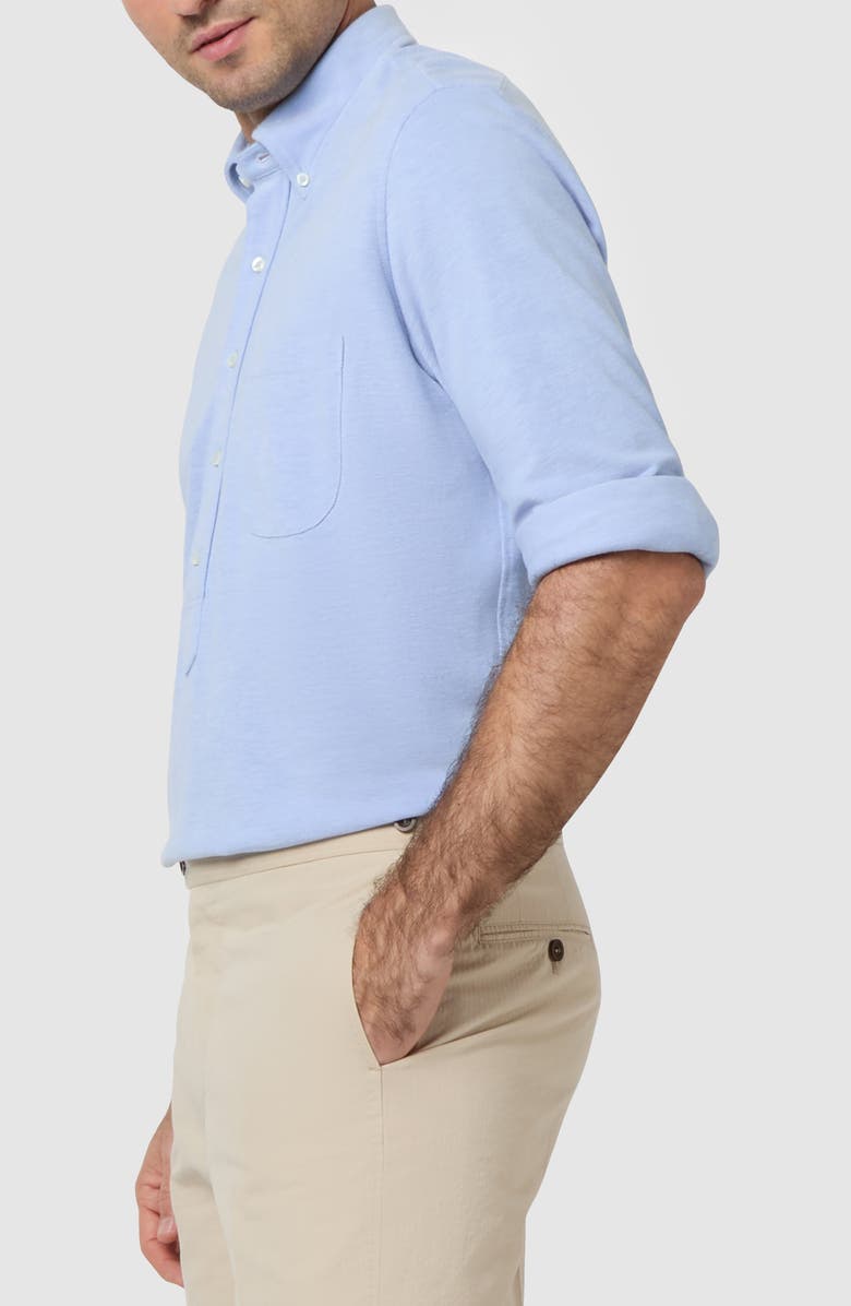 Sid Mashburn Long Sleeve Button-Down Polo, Alternate, color, 