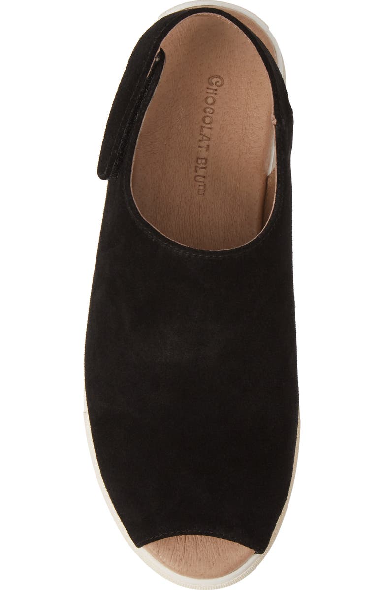 Chocolat Blu Neila Open Toe Flat, Alternate, color,