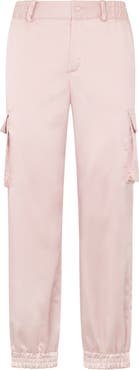 PHILIPP PLEIN Satin Cargo Fit Drawstring Trousers Women
