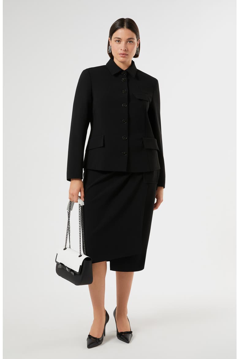 Pocket Detail Cady Jacket, Alternate, color, BLACK