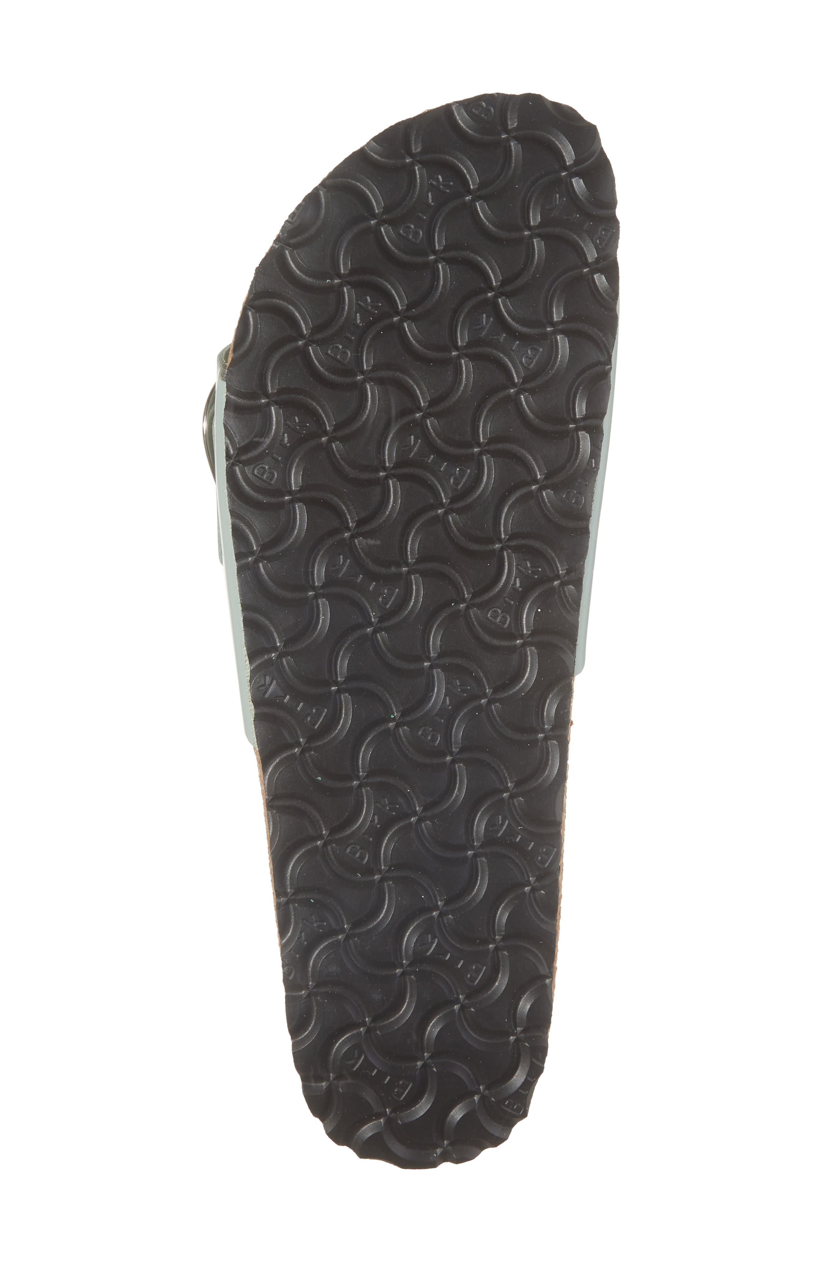 Madrid Big Buckle Slide Sandal, Alternate, color, PURE SAGE HIGH SHINE