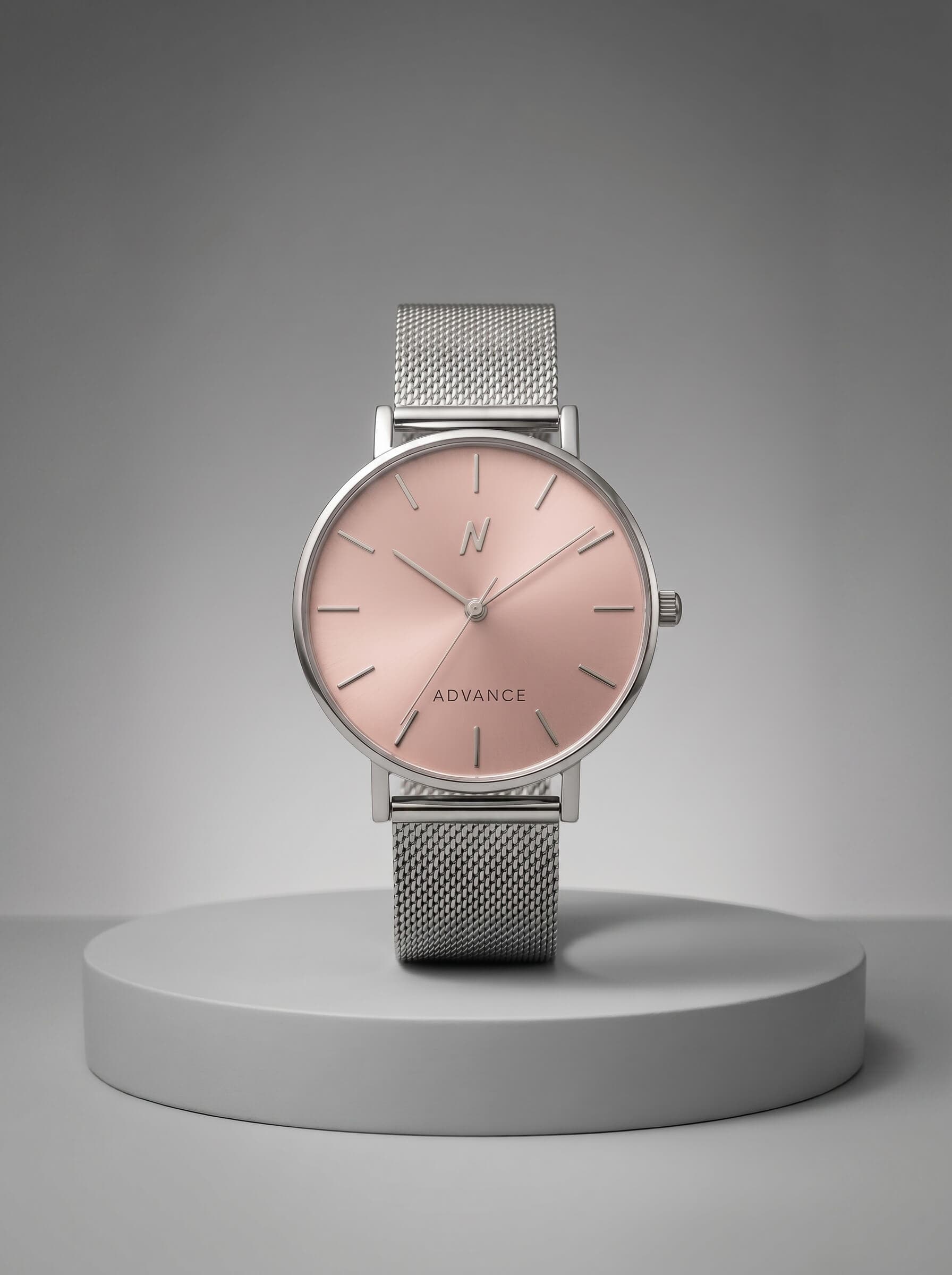 selected Glaciar Silver/Muted Pink