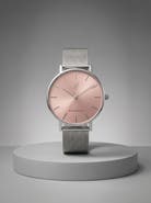 NCMPRBL Advance Clay Rose Mesh Strap Watch, 36MM