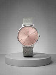 NCMPRBL Advance Clay Rose Mesh Strap Watch, 36MM