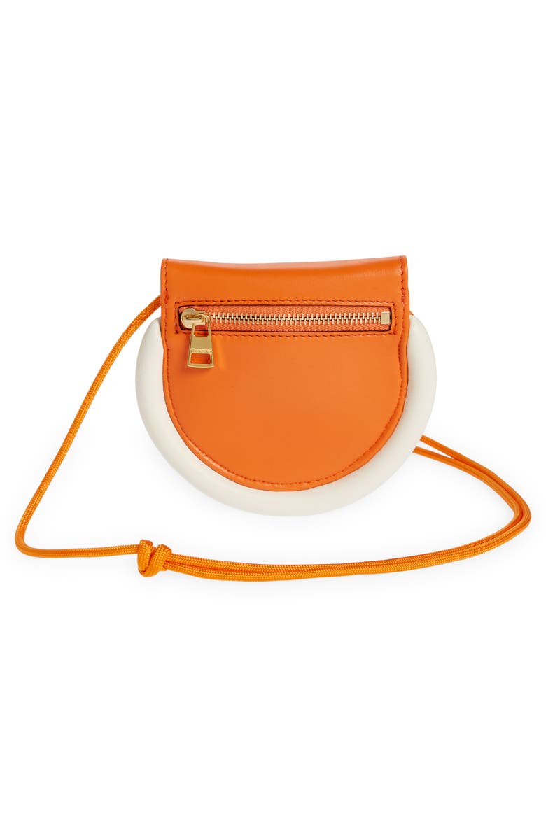 JW Anderson Nano Bumper Moon Leather Crossbody Bag, Alternate, color, 