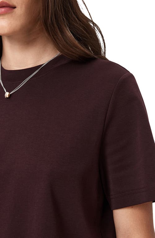 Allsaints Lisa Crewneck T-shirt In Brown