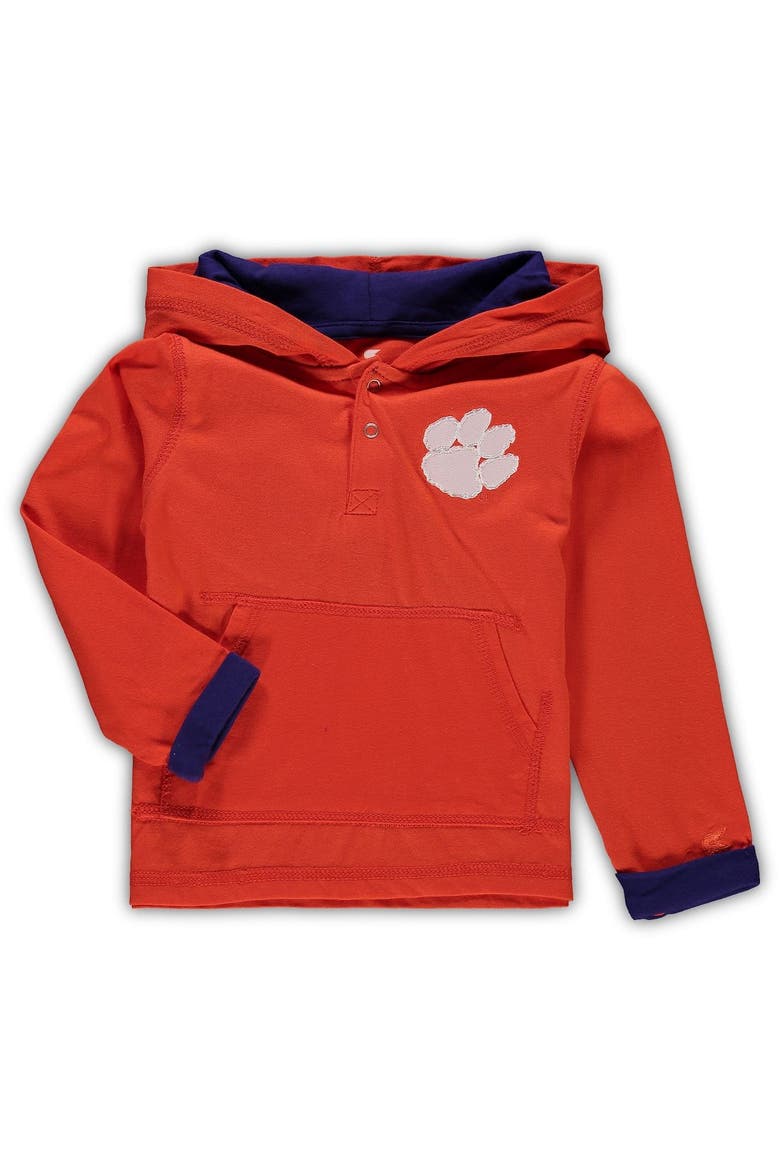 Toddler Colosseum Orange/Heathered Gray Clemson Tigers Poppies Hoodie and Sweatpants Set, Alternate, color, Orange