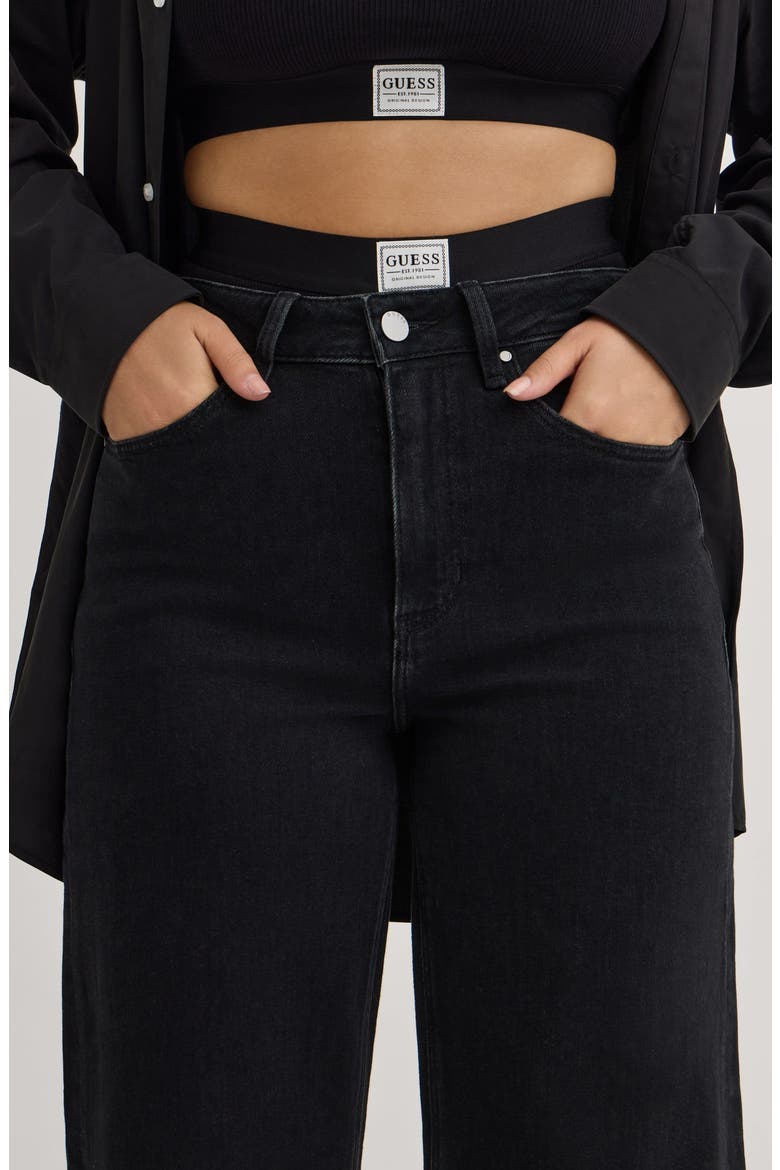 Bellagio High Waist Wide Leg Jeans, Alternate, color, C4BK-LIGHT